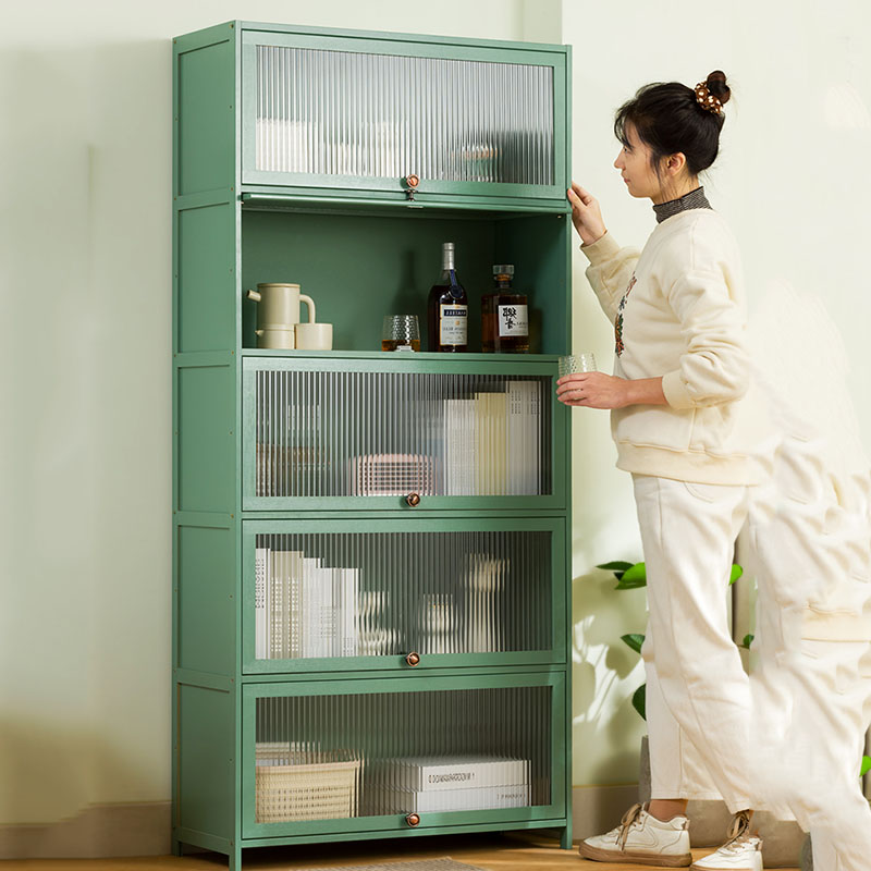 Baby Nursery Bookshelf - خزانة تخزين متعددة الطبقات مع أدراج