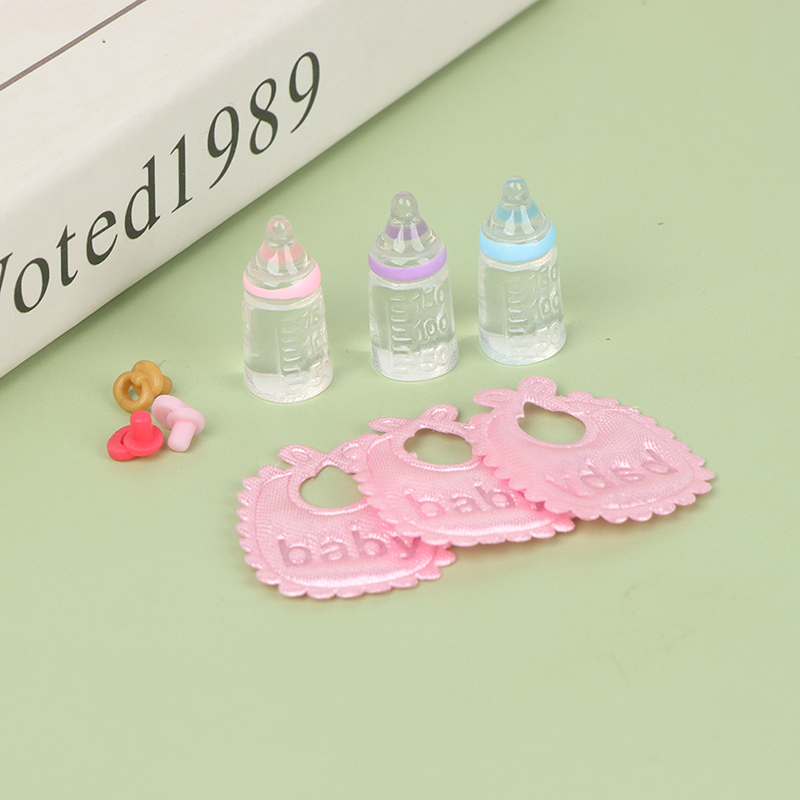 Baby Nursery Dolls - 1:12 بيت الدمى زجاجات أطفال مصغرة
