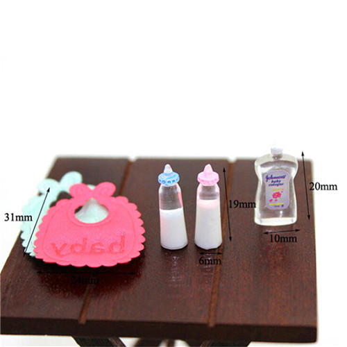 Baby Nursery Dolls - 1:12 بيت الدمى زجاجات الأطفال المصغرة