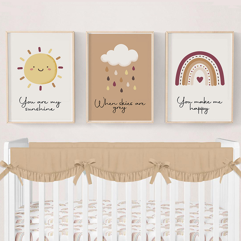 Baby Nursery Art - لوحة فنية جدارية بتصميم 