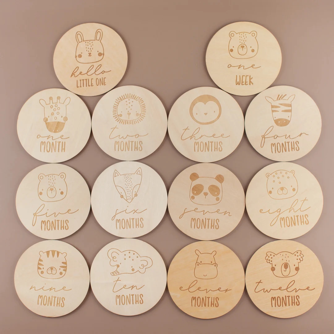 Milestone Card Set - أدوات تصوير الأطفال - مجموعة هدايا