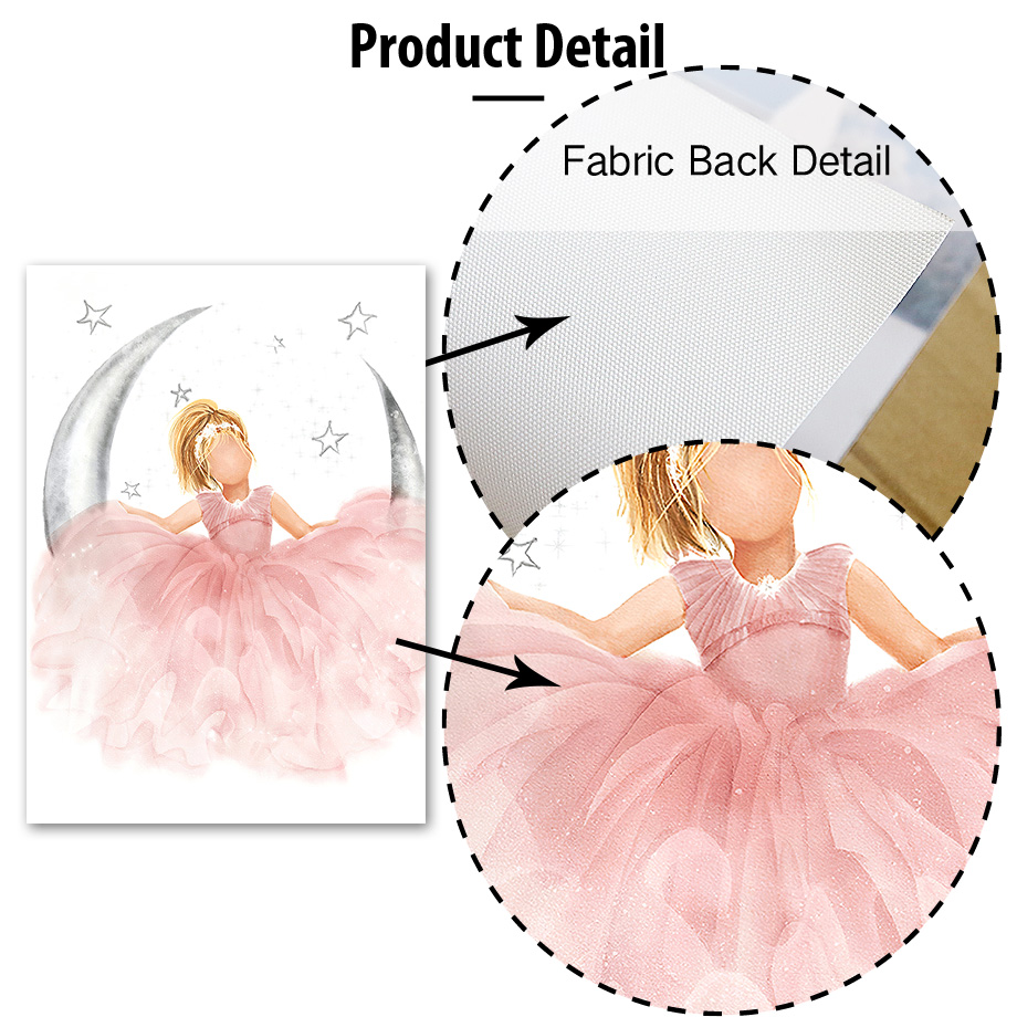الوردي الملاك فتاة الشمس القمر - مراجعة Baby Nursery Decor Girl وسعره