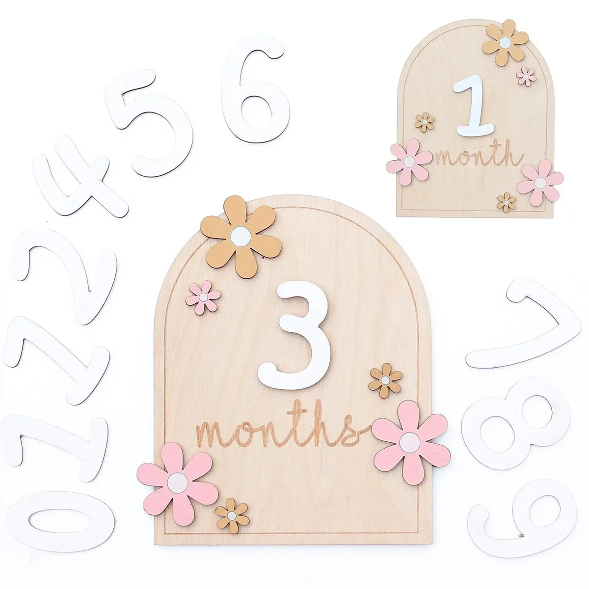بطاقات معلم شهرية للأطفال الخش - مراجعة Milestone Card Set وسعره