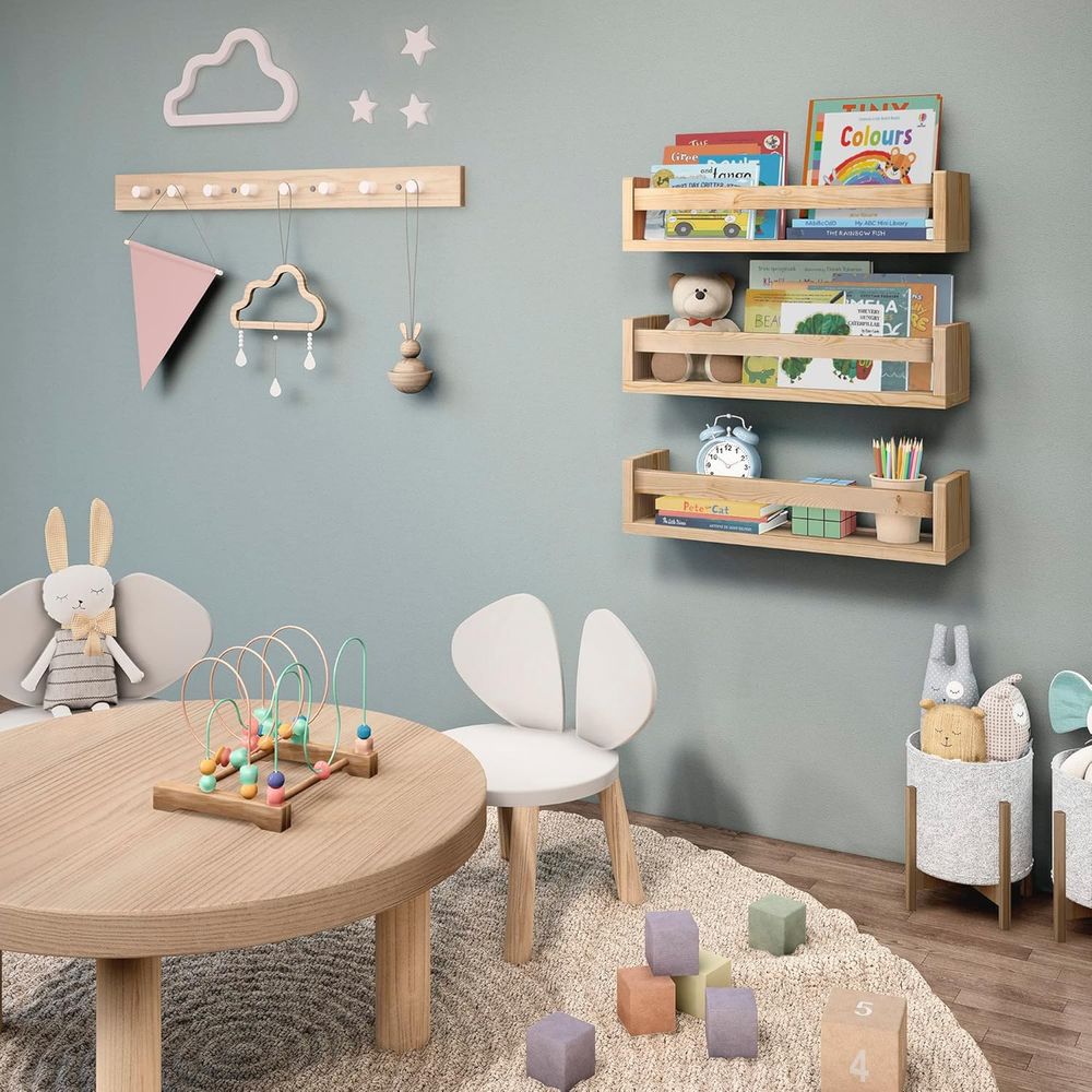 رفوف كتب لغرفة الأطفال، مجموعة - مراجعة Baby Nursery Bookshelf وسعره
