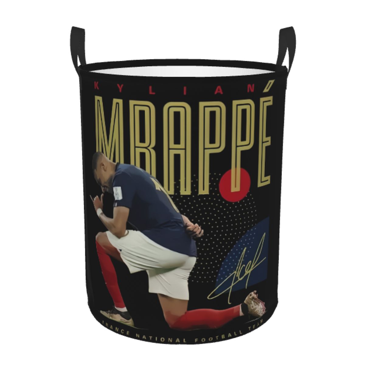 مخصص Mbappes KM كرة القدم كرة  - مراجعة Laundry Hamper Nursery وسعره