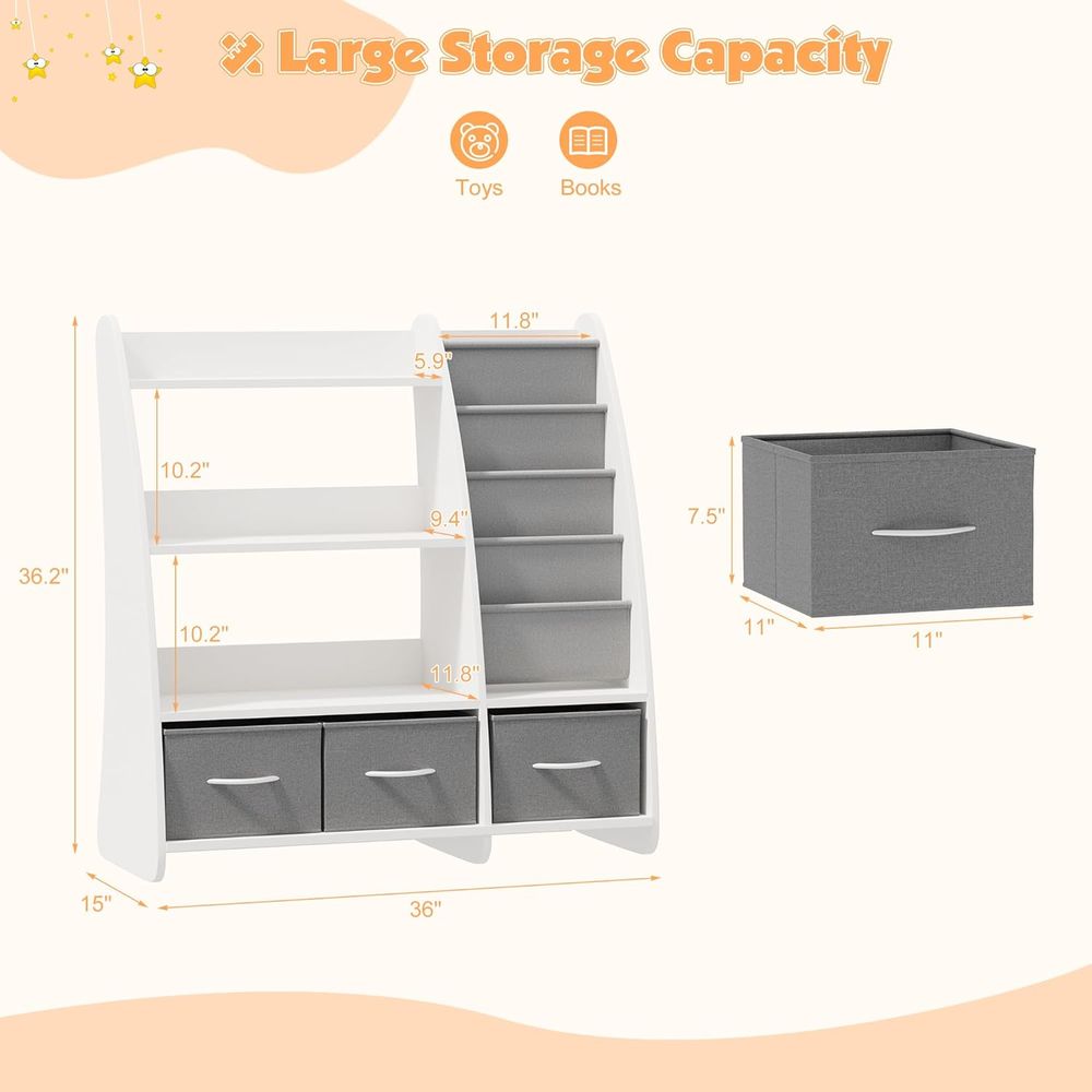 منظم تخزين الكتب والألعاب للأط - مراجعة Baby Nursery Bookshelf وسعره