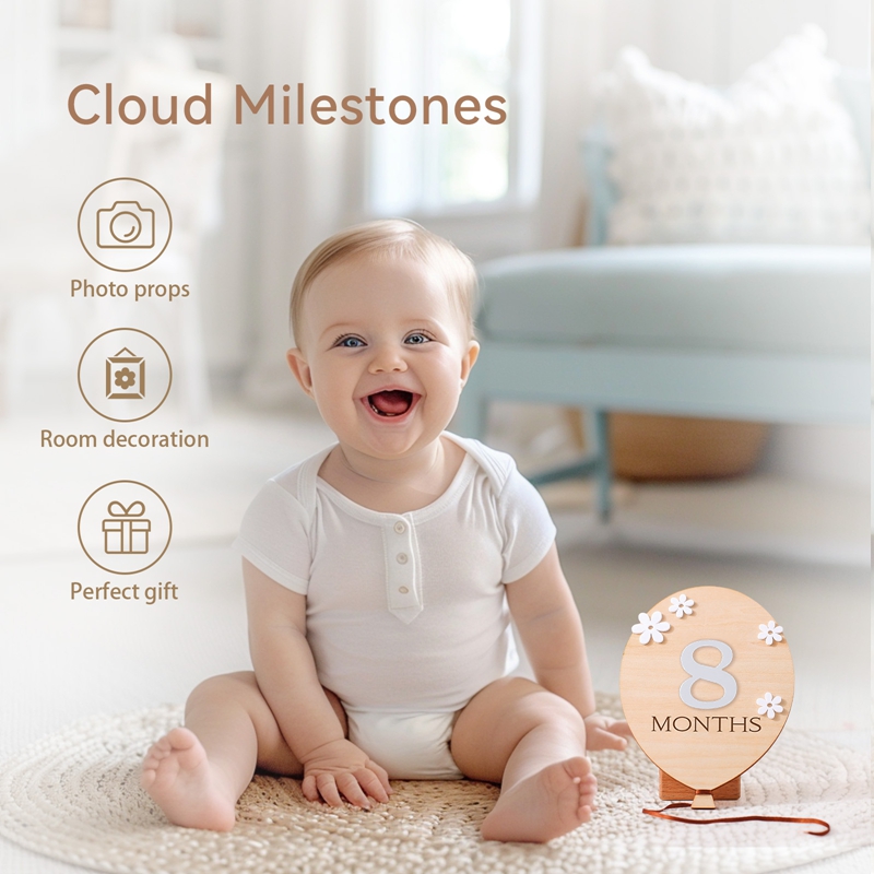لوحة خشبية لتسجيل المراحل الها - مراجعة Milestone Card Set وسعره