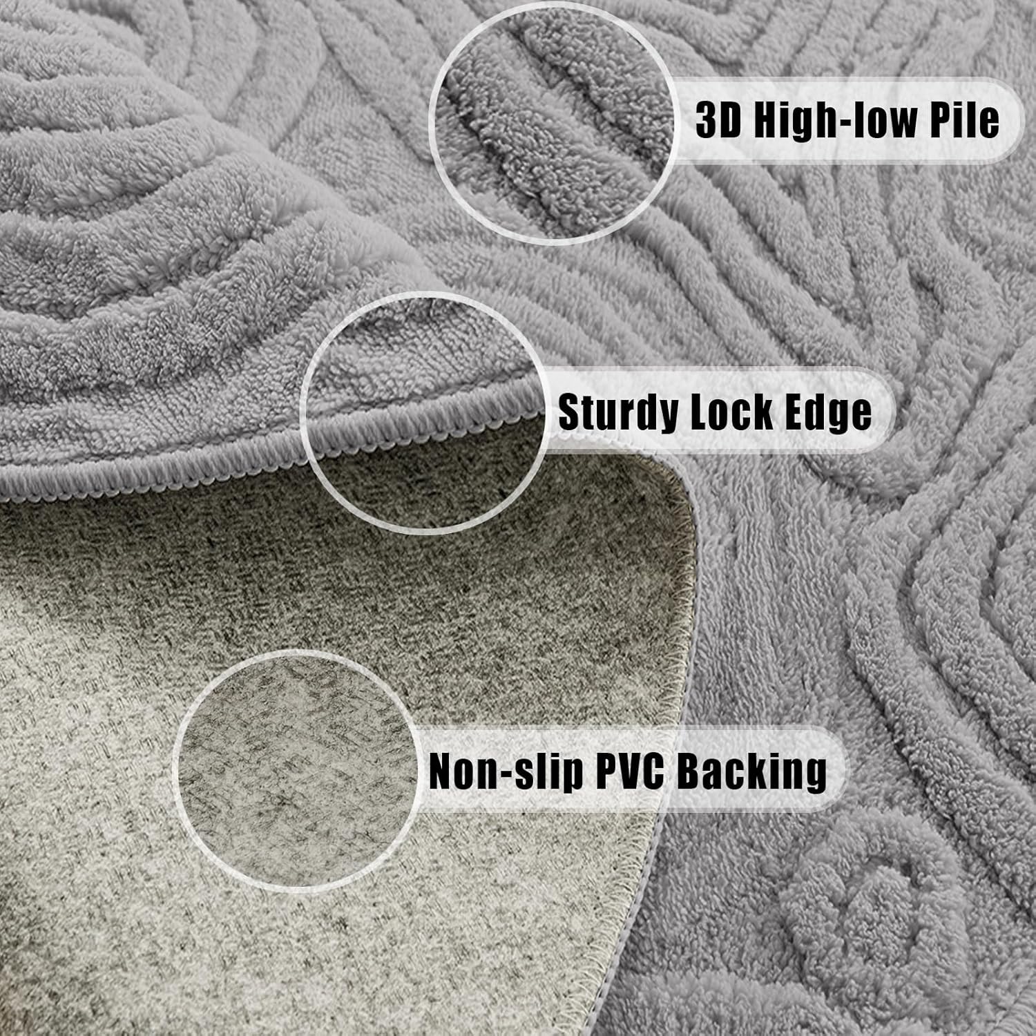 سجادة دائرية هندسية ثلاثية الأ - مراجعة Baby Nursery Rug وسعره