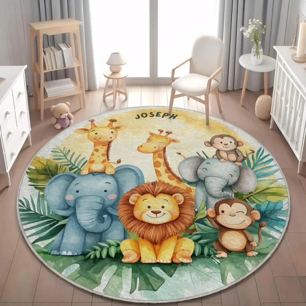 سجادة أرضية على شكل حيوانات سف - مراجعة Baby Nursery Rug وسعره