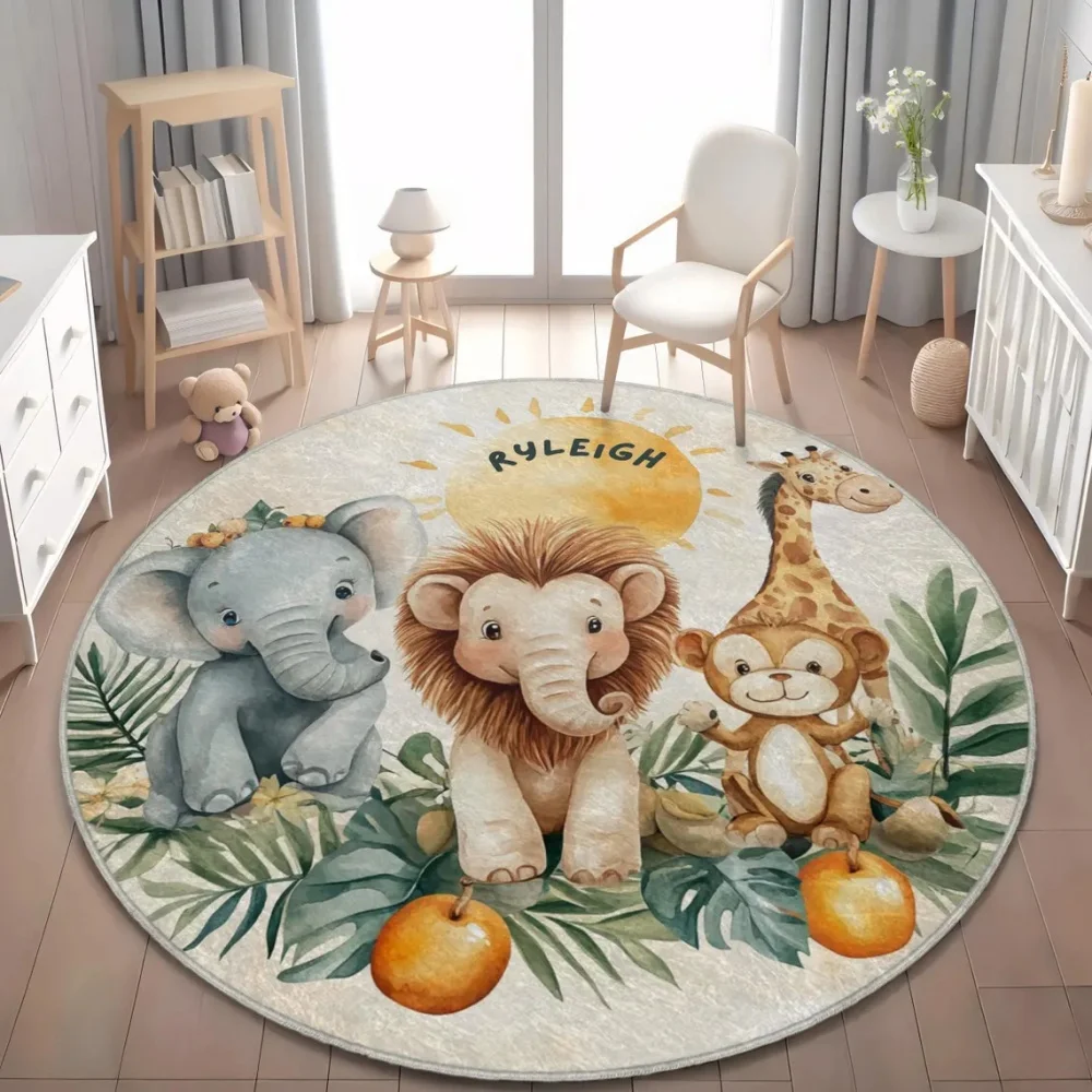 سجادة أرضية على شكل حيوانات سف - مراجعة Baby Nursery Rug وسعره