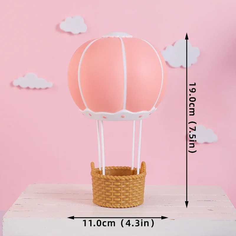 مجموعة زينة كعكة على شكل بالون - مراجعة Baby Nursery Hot Air Balloon وسعره