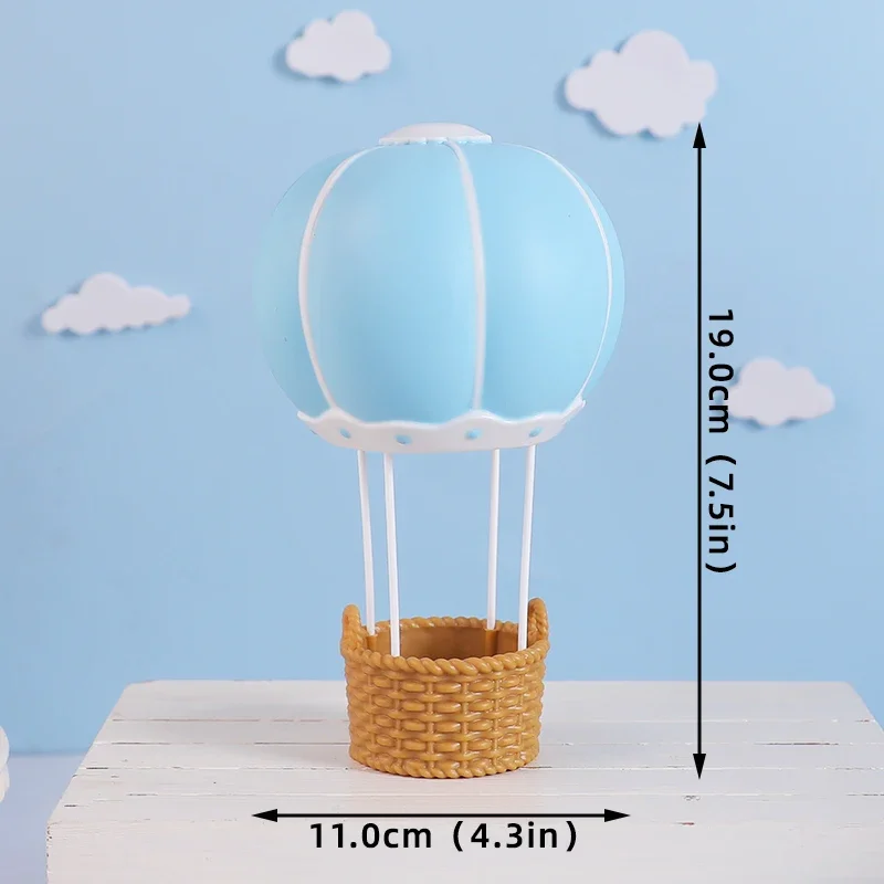 مجموعة زينة كعكة على شكل بالون - مراجعة Baby Nursery Hot Air Balloon وسعره