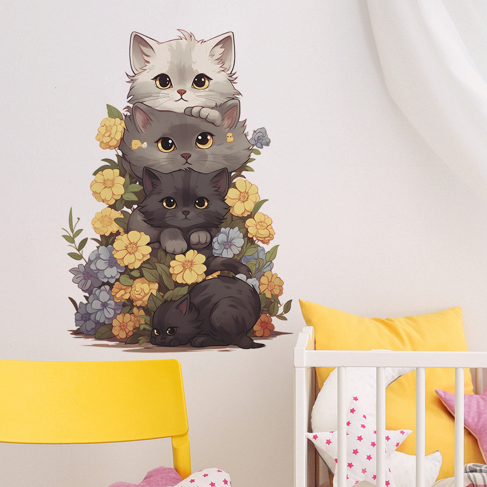 ملصقات حائط لطيفة على شكل قطة  - مراجعة Baby Nursery Ideas Girl وسعره