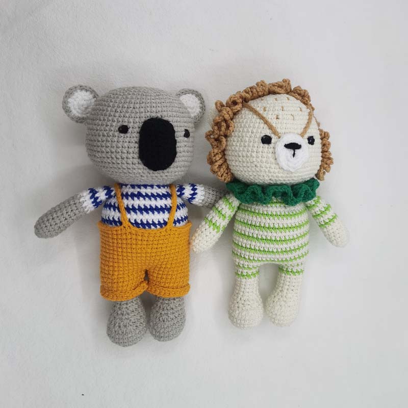 طفل الكروشيه محشوة الأسد كوالا - مراجعة Baby Nursery Dolls وسعره