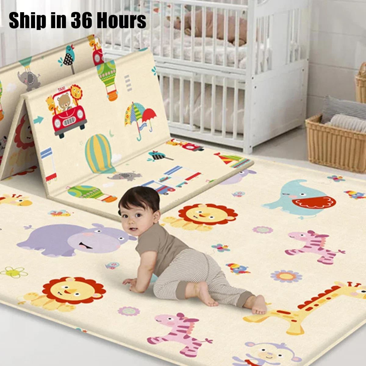 سجادة أطفال تعليمية قابلة للطي - مراجعة Baby Nursery Rug وسعره
