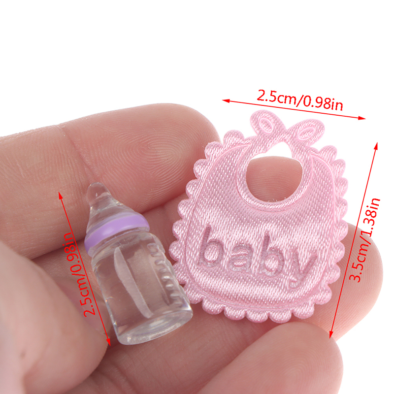 1:12 بيت الدمى زجاجات أطفال مص - مراجعة Baby Nursery Dolls وسعره