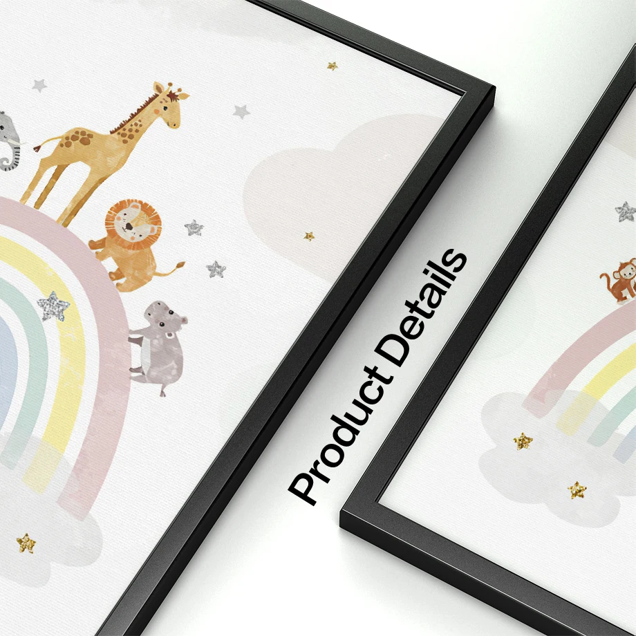 ملصقات وطباعات جدارية على الطر - مراجعة Baby Nursery Decor Girl وسعره
