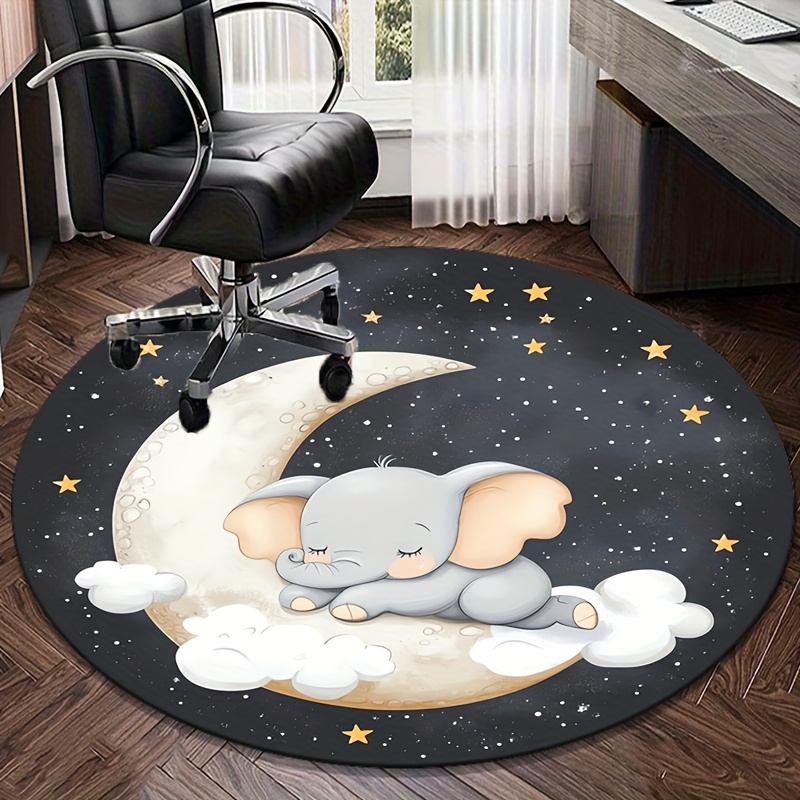 لطيف الفيل القمر نجوم جولة الب - مراجعة Baby Nursery Elephant Theme وسعره