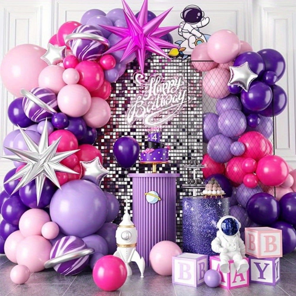مجموعة قوس البالونات 113 قطعة  - مراجعة Baby Nursery Hot Air Balloon وسعره
