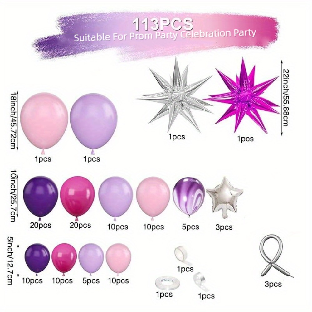 مجموعة قوس البالونات 113 قطعة  - مراجعة Baby Nursery Hot Air Balloon وسعره