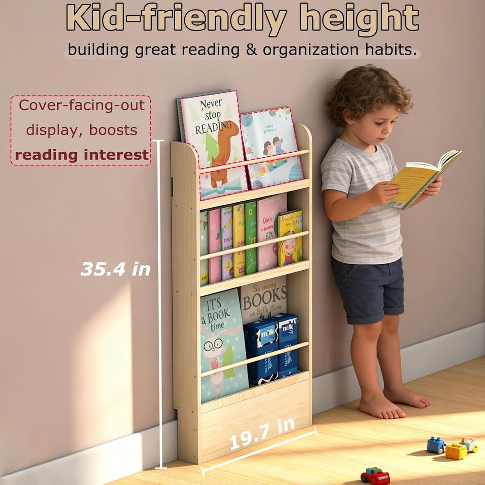 رف كتب خلف الباب - خزانة كتب ر - مراجعة Baby Nursery Bookshelf وسعره