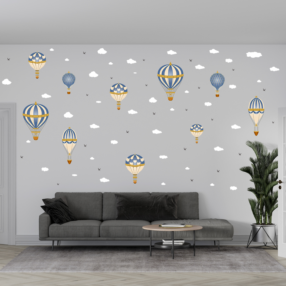 الكرتون بالون الهواء الساخن ال - مراجعة Baby Nursery Hot Air Balloon وسعره