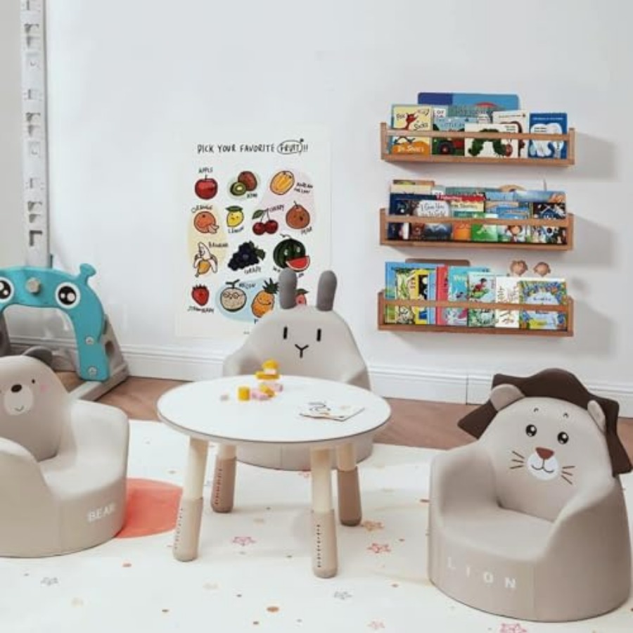 رفوف حائط عائمة لتنظيم الكتب ف - مراجعة Baby Nursery Bookshelf وسعره