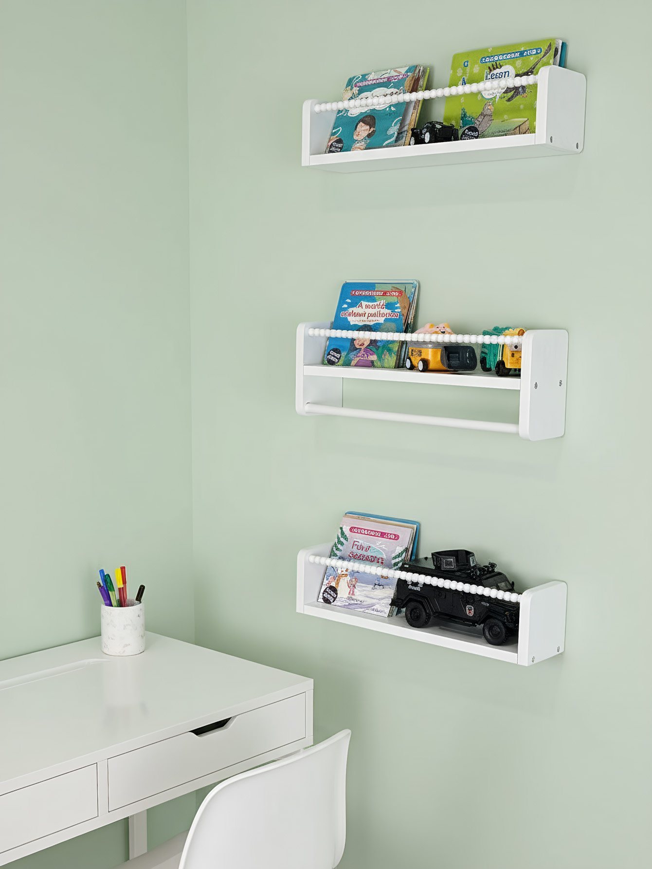 رفوف كتب لغرفة الأطفال، رفوف ك - مراجعة Baby Nursery Bookshelf وسعره