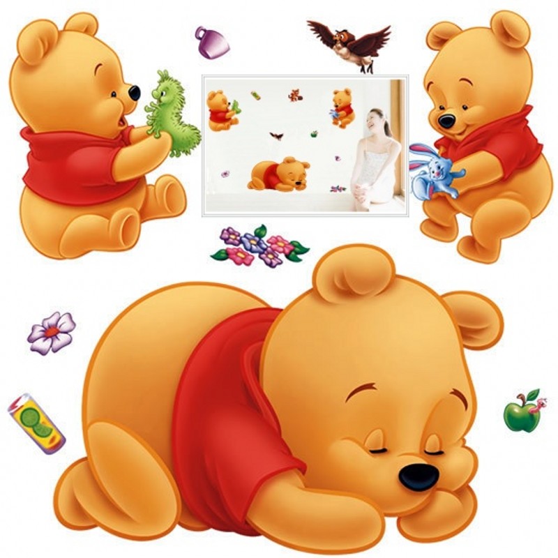 ملصقات جدارية ثلاثية الأبعاد ل - مراجعة Baby Nursery Winnie The Pooh وسعره