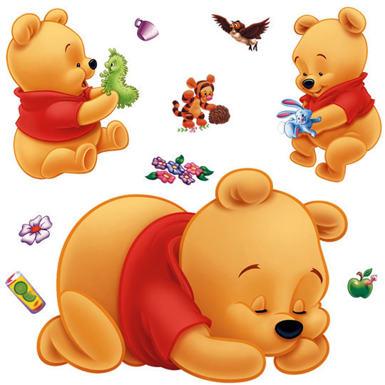 ملصقات جدارية ثلاثية الأبعاد ل - مراجعة Baby Nursery Winnie The Pooh وسعره