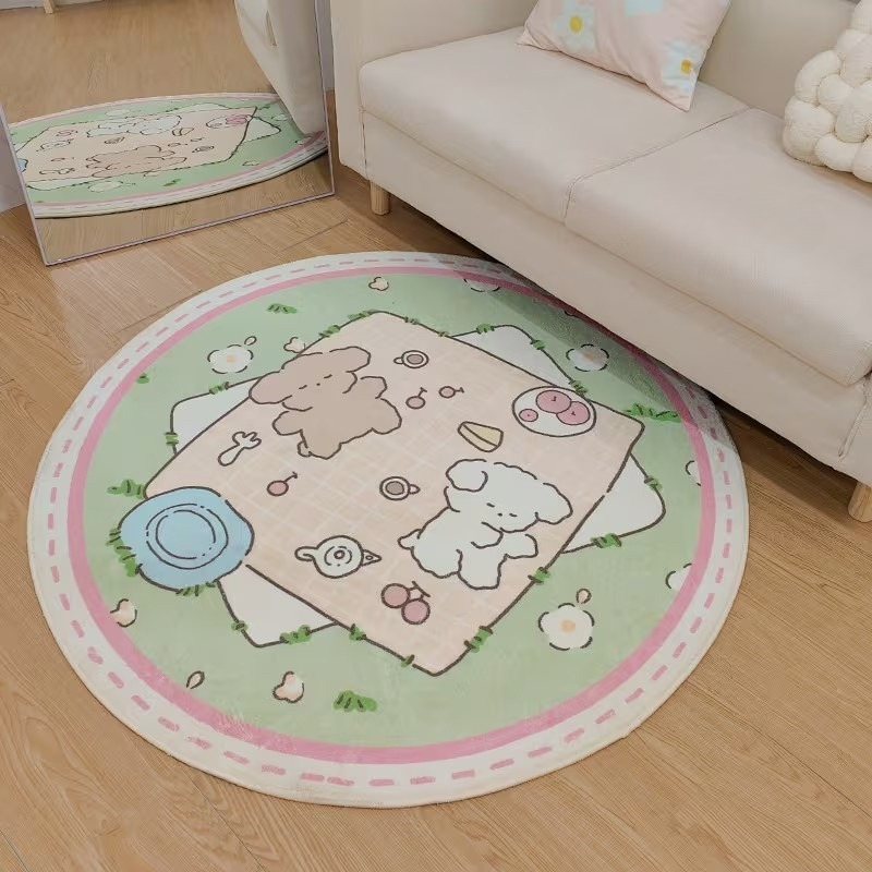 سجادة دائرية ناعمة غير قابلة ل - مراجعة Baby Nursery Rug وسعره