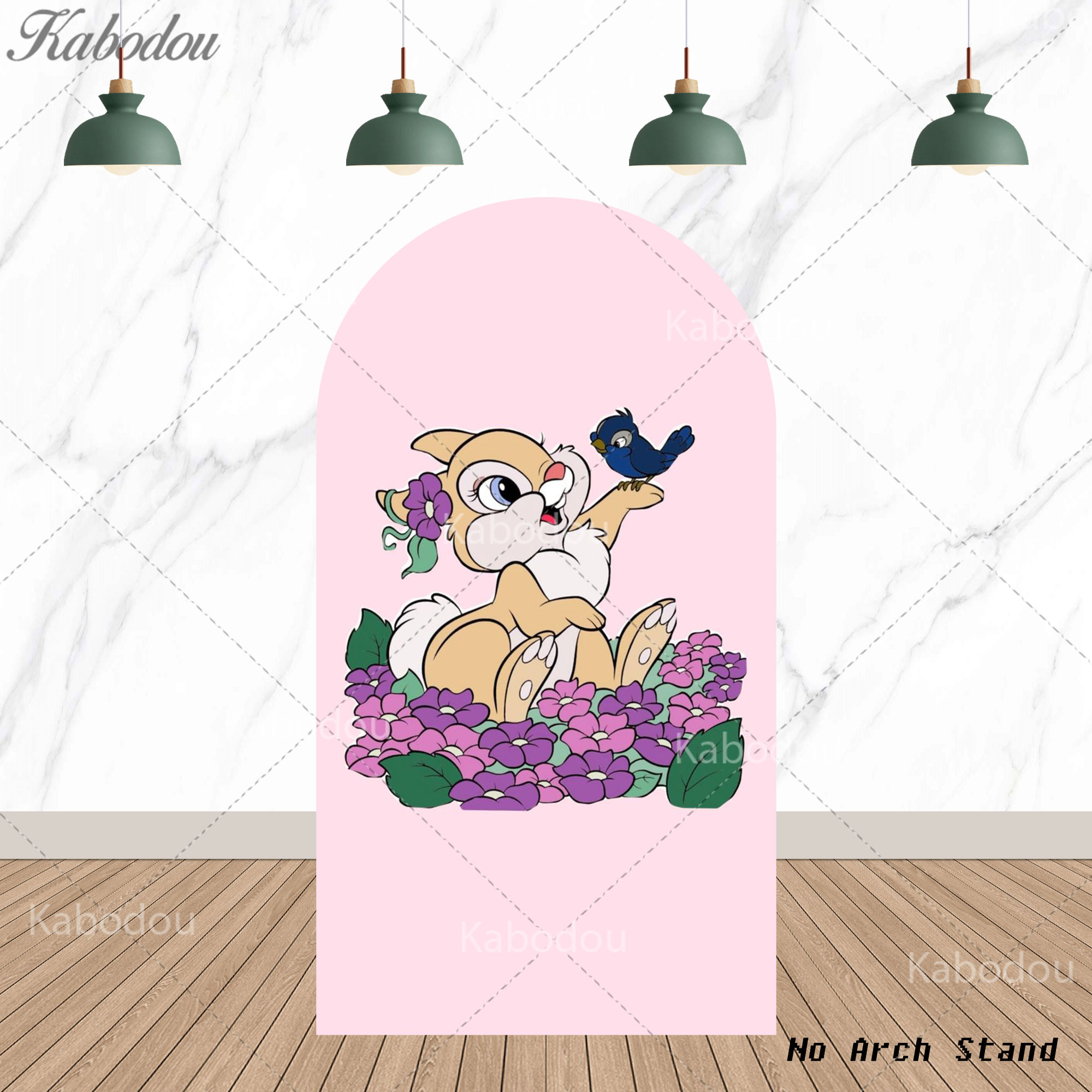 خلفية تصوير على شكل قوس بامبي  - مراجعة Baby Nursery Ideas Girl وسعره