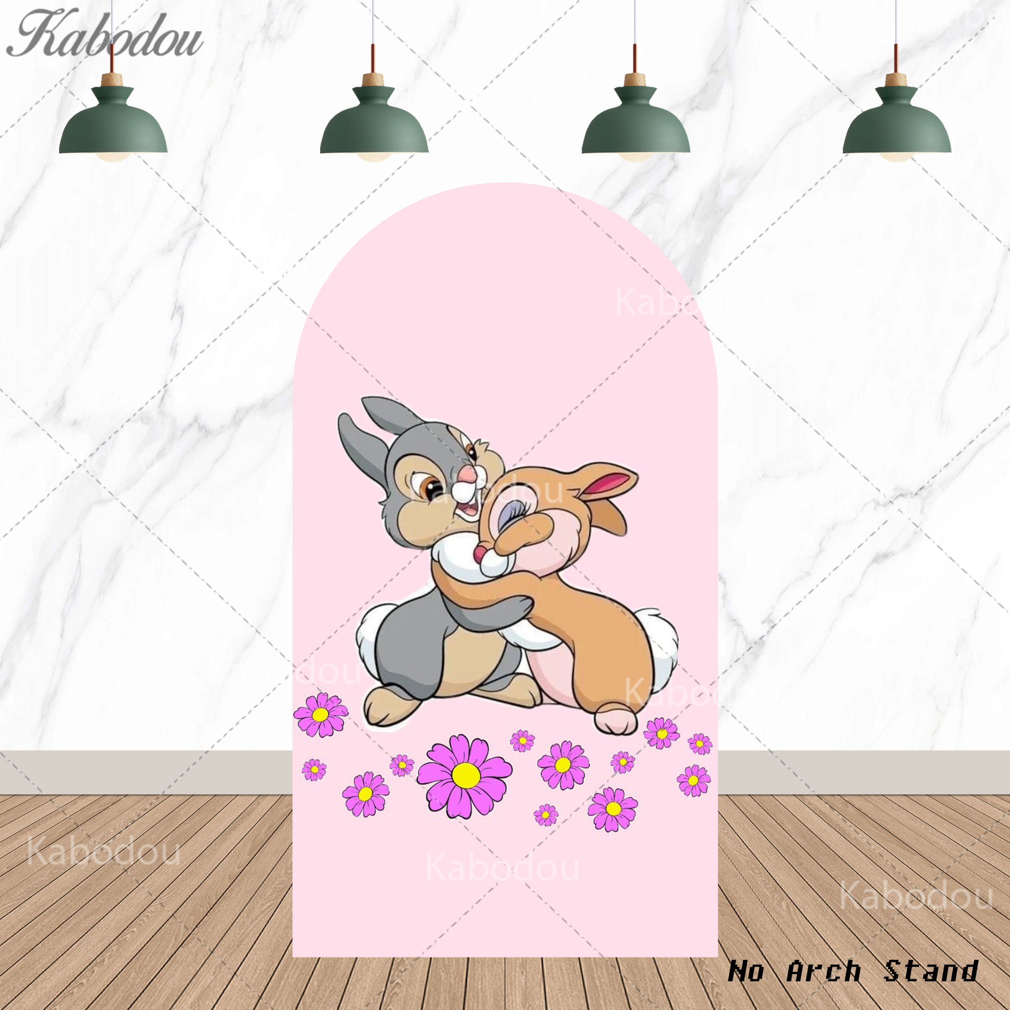 خلفية تصوير على شكل قوس بامبي  - مراجعة Baby Nursery Ideas Girl وسعره
