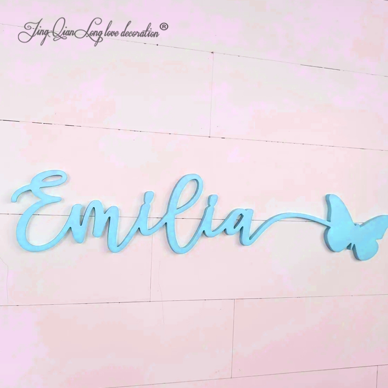 لافتة اسم مخصصة: ديكور غرفة ال - مراجعة Baby Nursery Decor Girl وسعره