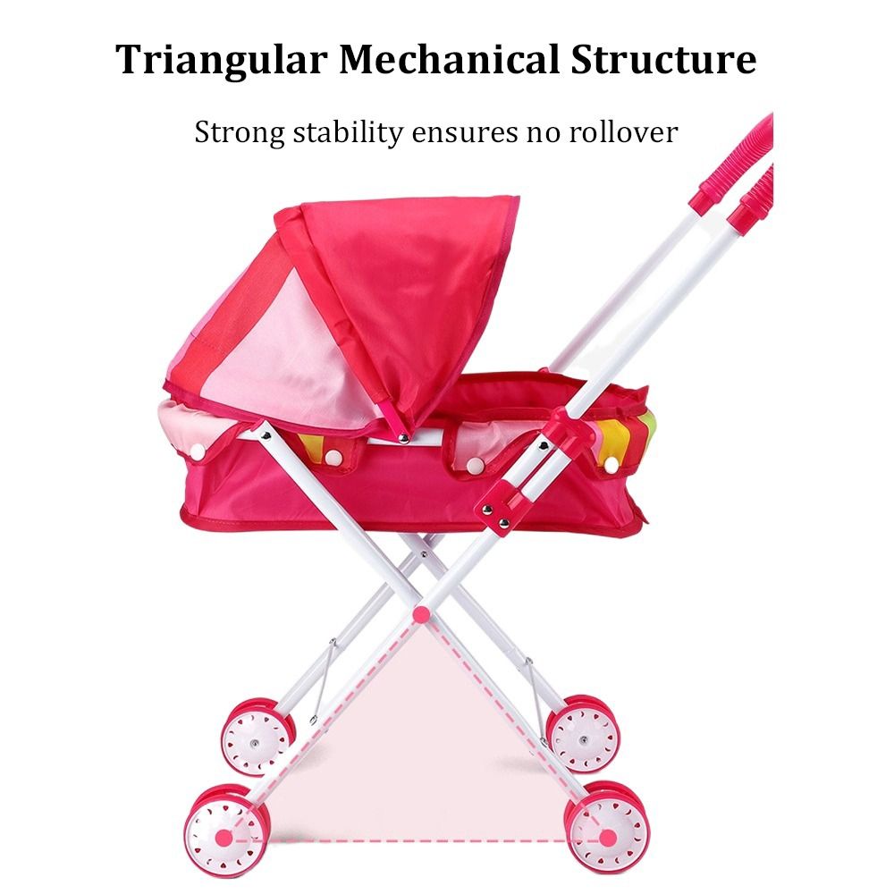 عربة أطفال بلاستيكية ومعدنية ع - مراجعة Baby Nursery Dolls وسعره