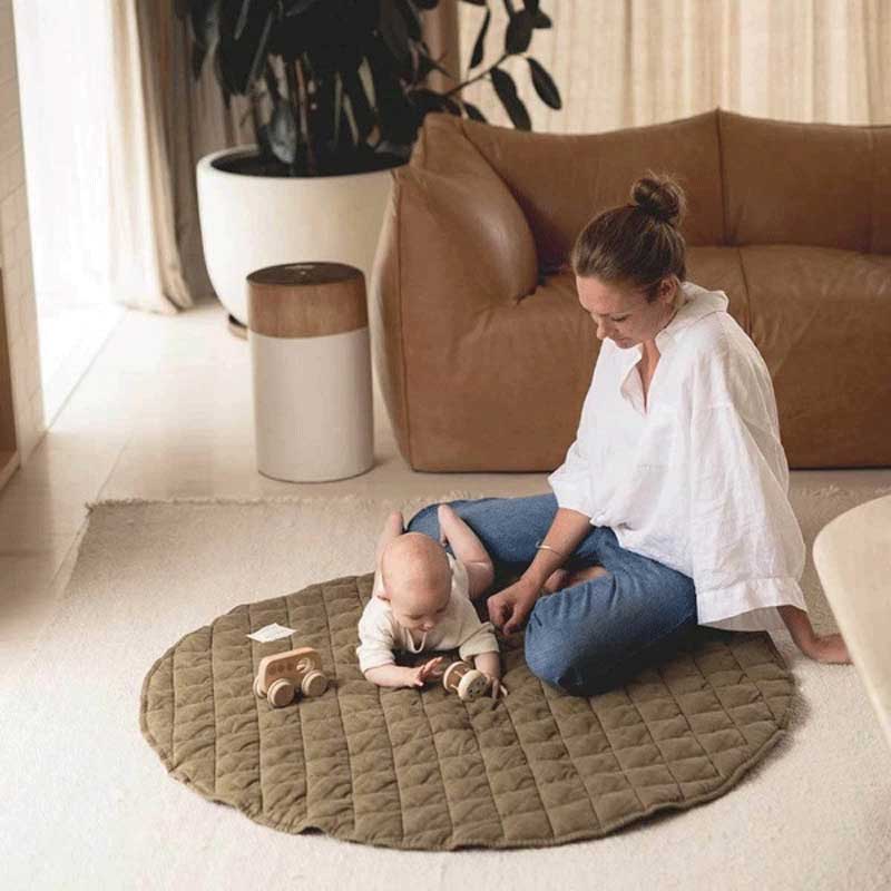 115 سنتيمتر تلعب حصيرة شعرية ا - مراجعة Baby Nursery Rug وسعره