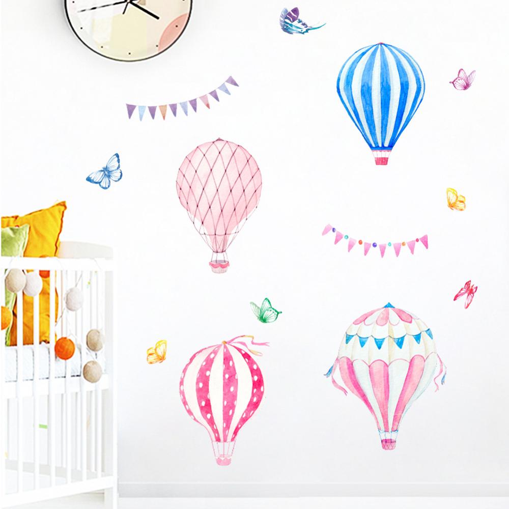 ملصق جداري على شكل منطاد هوائي - مراجعة Baby Nursery Hot Air Balloon وسعره