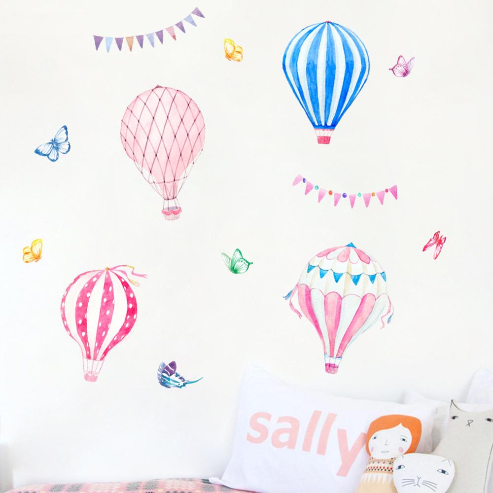 ملصق جداري على شكل منطاد هوائي - مراجعة Baby Nursery Hot Air Balloon وسعره