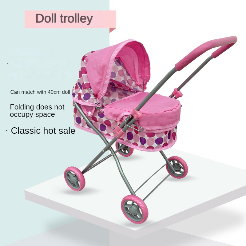 طوي دمية عربة عربة محاكاة دمية - مراجعة Baby Nursery Dolls وسعره
