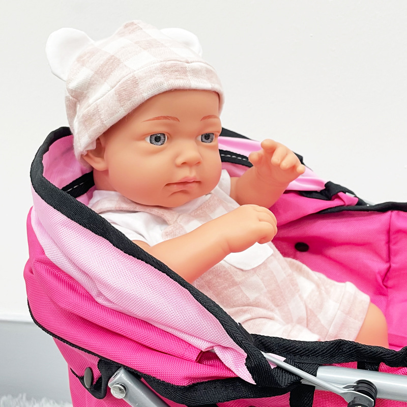 طوي دمية عربة عربة محاكاة دمية - مراجعة Baby Nursery Dolls وسعره