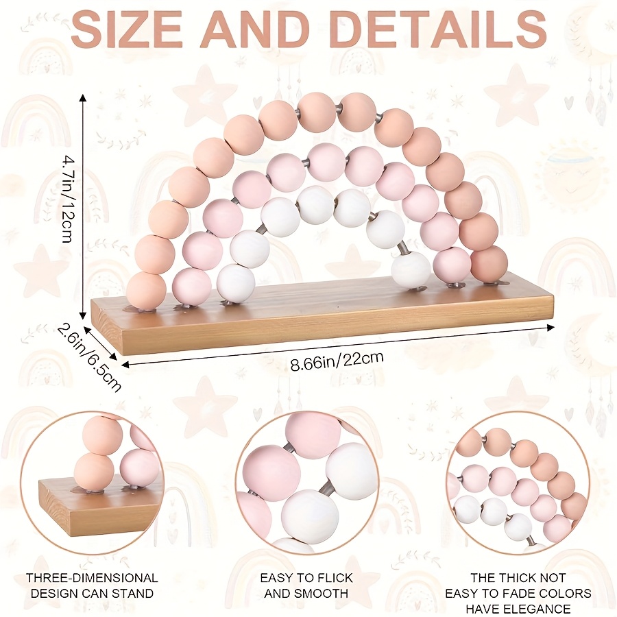 قوس قزح فتاة ثلاثية الأبعاد دي - مراجعة Baby Nursery Decor Girl وسعره