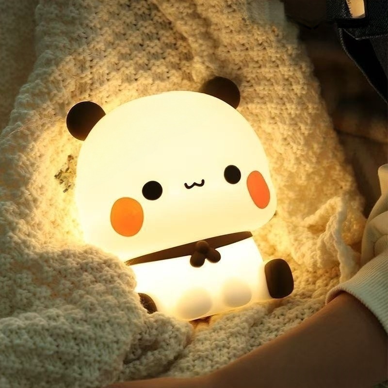 مصباح ليلي LED على شكل باندا،  - مراجعة Baby Nursery Dolls وسعره