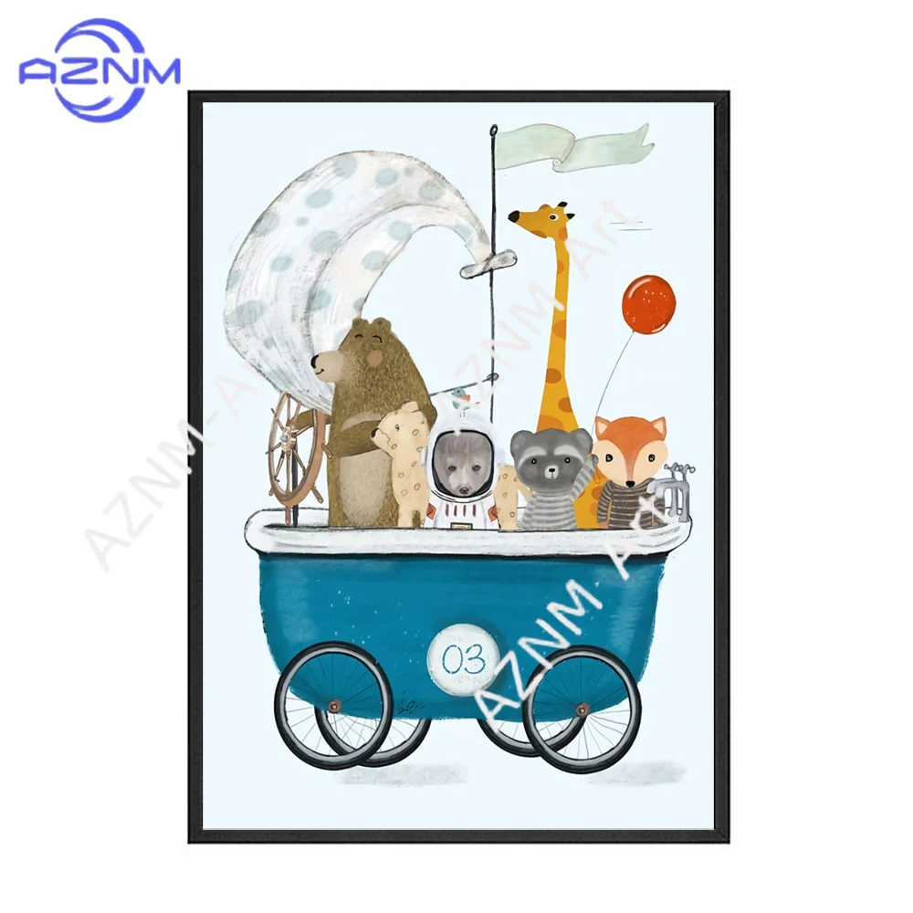 لوحة فنية جدارية للحضانة، طباع - مراجعة Baby Nursery Art وسعره