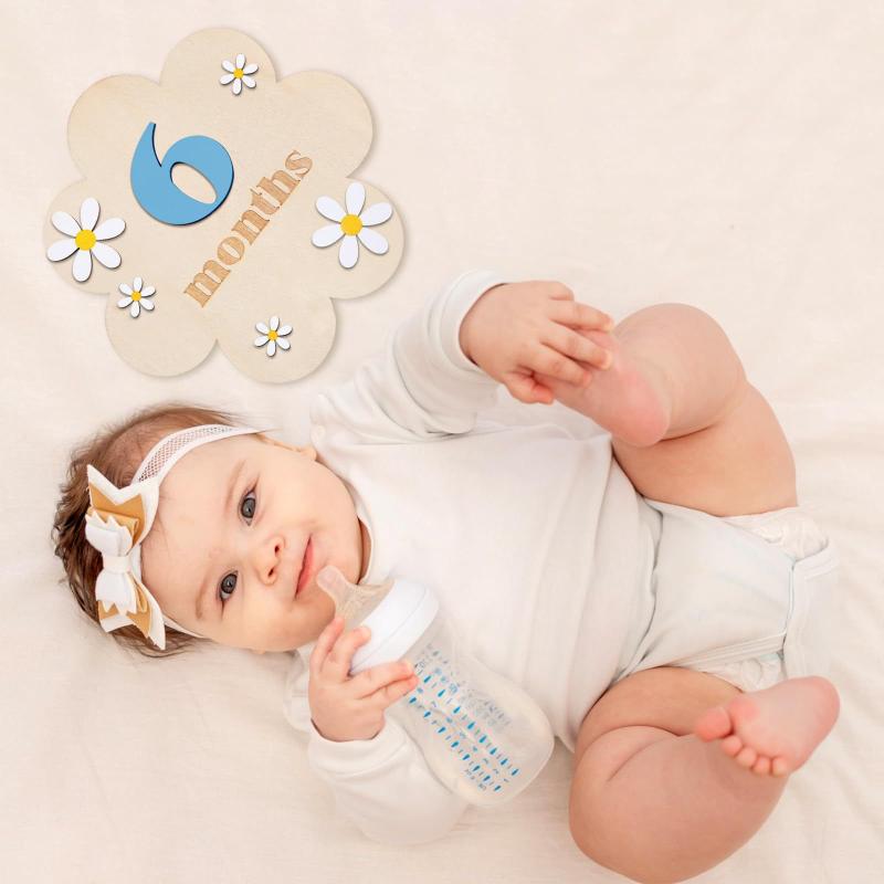 بطاقات معلم شهرية للأطفال الخش - مراجعة Milestone Card Set وسعره