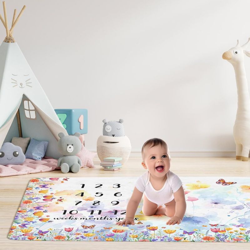 بطانية فيكاما ويلد فلاور باترف - مراجعة Baby Nursery Decor Girl وسعره