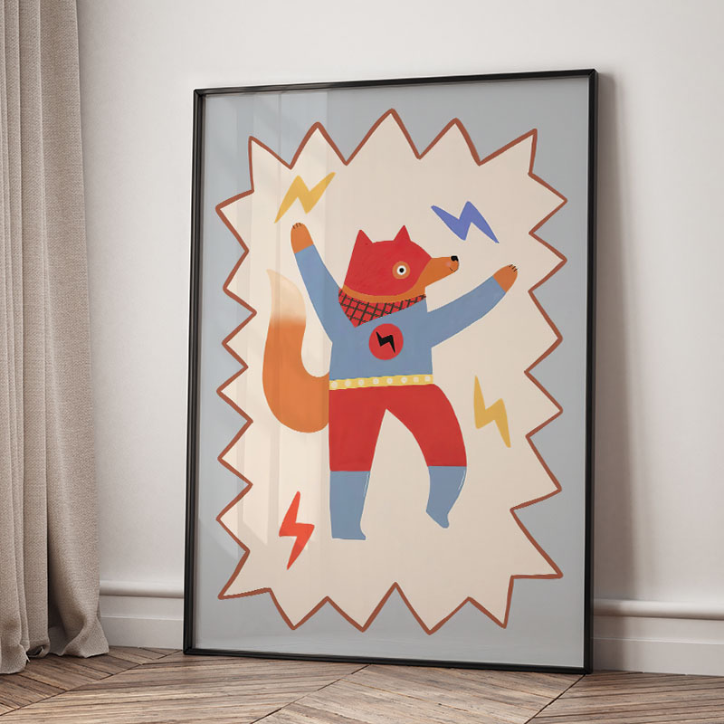 لوحات فنية كرتونية مضحكة ورائع - مراجعة Baby Nursery Art وسعره
